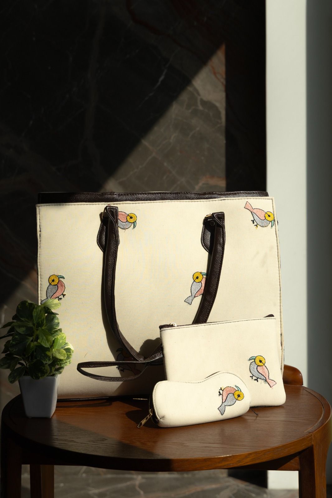 Floral Encast Platter